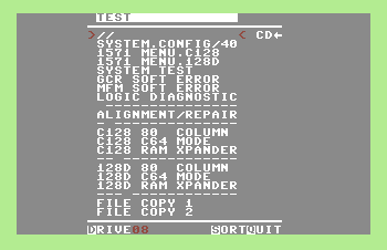 Commodore 128 (40 columns) [Bildquelle: NBLA000]