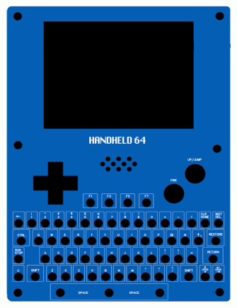 Handheld64 Cover blau